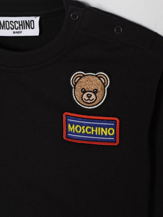 26SS [키즈] 모스키노 풀오버 M9F03QLCA19 60100 Black - MOSCHINO