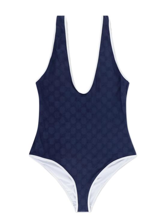 26SS 구찌 원피스 수영복 853147XHAK7 4243 Blue