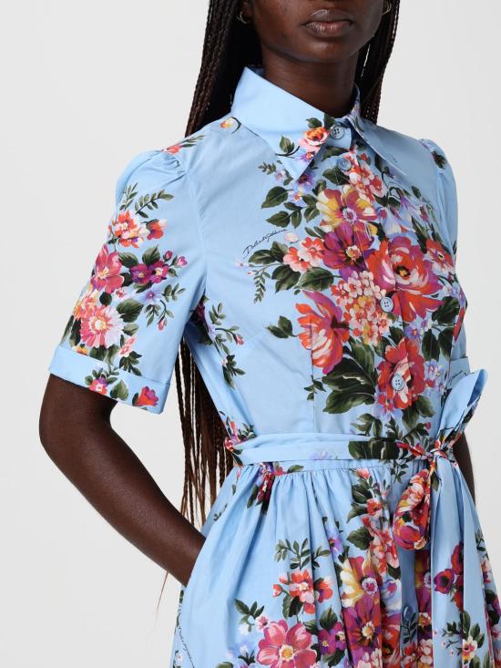 26SS 돌체앤가바나 롱 원피스 F6JFNTHS5UU HC5ZO Gnawed Blue - DOLCE & GABBANA