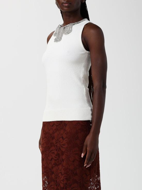 26SS 파코라반 민소매 티셔츠 26PMTO185ML0334 P255 Natural - PACO RABANNE