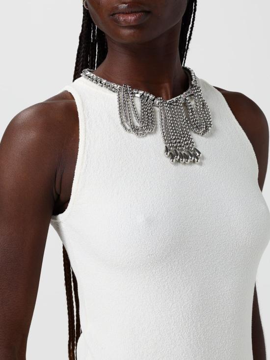 26SS 파코라반 민소매 티셔츠 26PMTO185ML0334 P255 Natural - PACO RABANNE