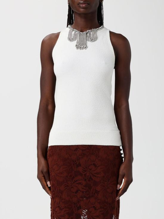 26SS 파코라반 민소매 티셔츠 26PMTO185ML0334 P255 Natural