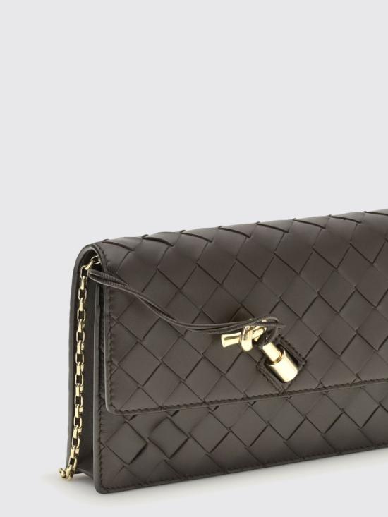 26SS 보테가베네타 안디아모 월렛 온 체인백 844107VCPP2 2190 Brown - BOTTEGA VENETA