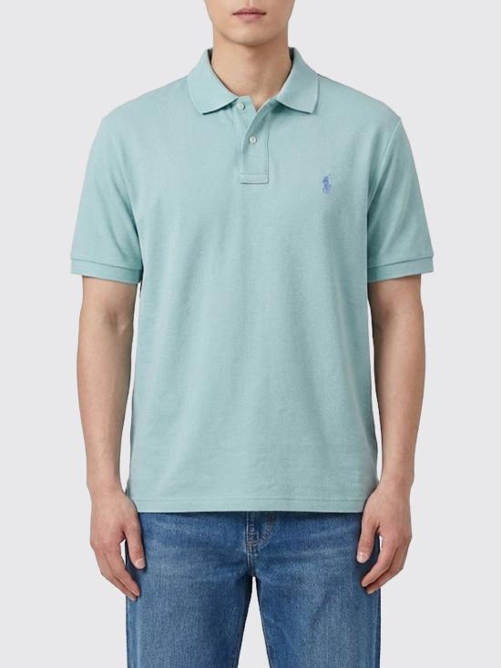 26SS 폴로 랄프로렌 폴로 티셔츠 710680784 513 Grass Green