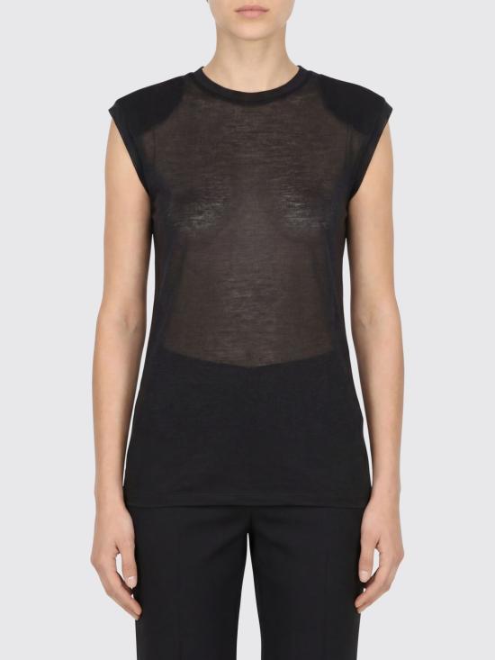 26SS 세미쿠튀르 반팔 티셔츠 Y6SJ52 Y69 Black