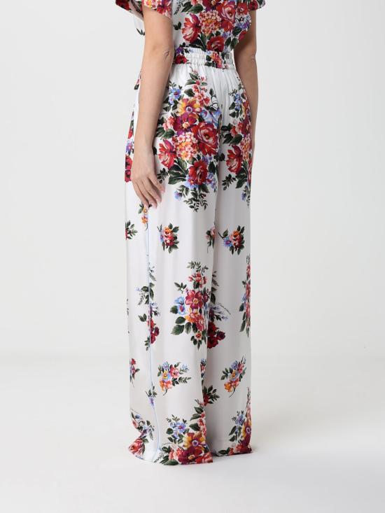 26SS 돌체앤가바나 팔라초 팬츠 FTDBNTIS11I HA5ZO White - DOLCE & GABBANA