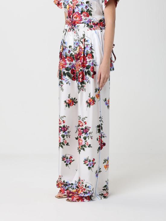 26SS 돌체앤가바나 팔라초 팬츠 FTDBNTIS11I HA5ZO White - DOLCE & GABBANA