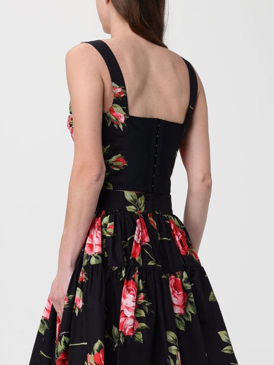 26SS 돌체앤가바나 민소매 티셔츠 F7BB1THS5UT HN5ZN Black - DOLCE & GABBANA