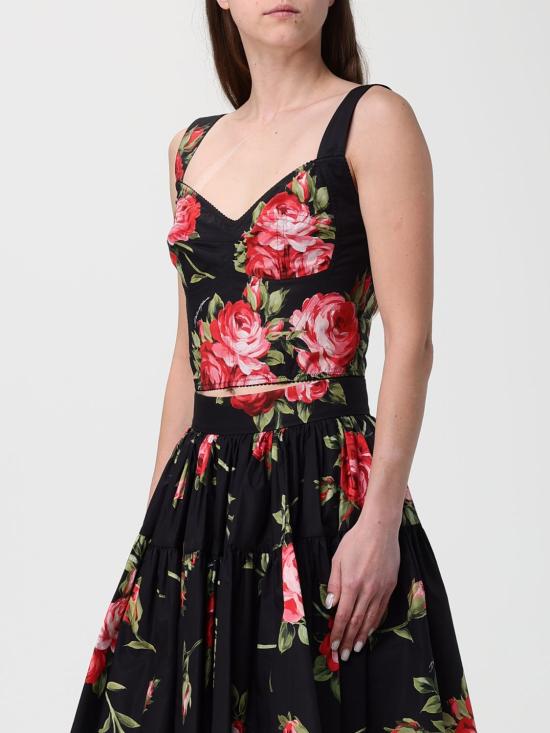 26SS 돌체앤가바나 민소매 티셔츠 F7BB1THS5UT HN5ZN Black - DOLCE & GABBANA