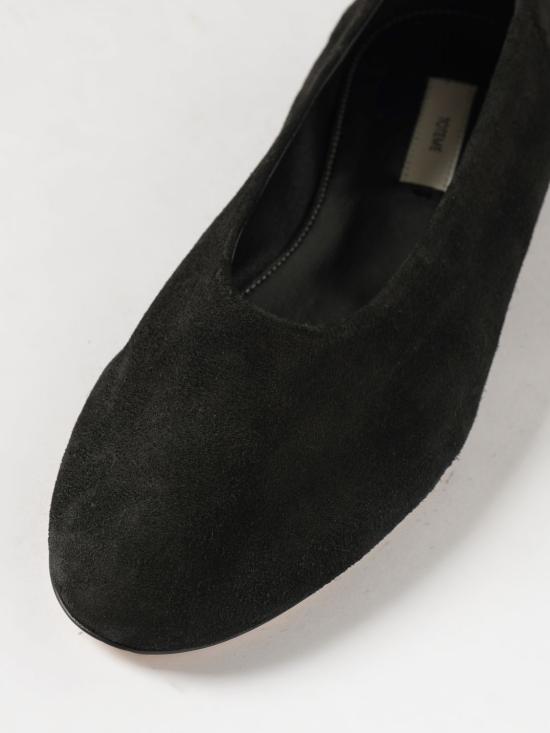 26SS 토템 플랫 슈즈 262WAS0313LE0152 001 Black - TOTEME