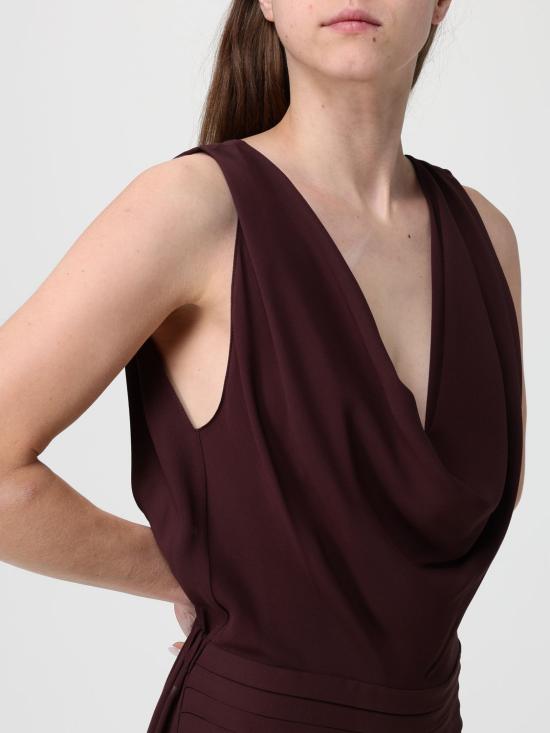 26SS 엘리자베타프랜치 롱 원피스 AB88461E2 644 Red - ELISABETTA FRANCHI