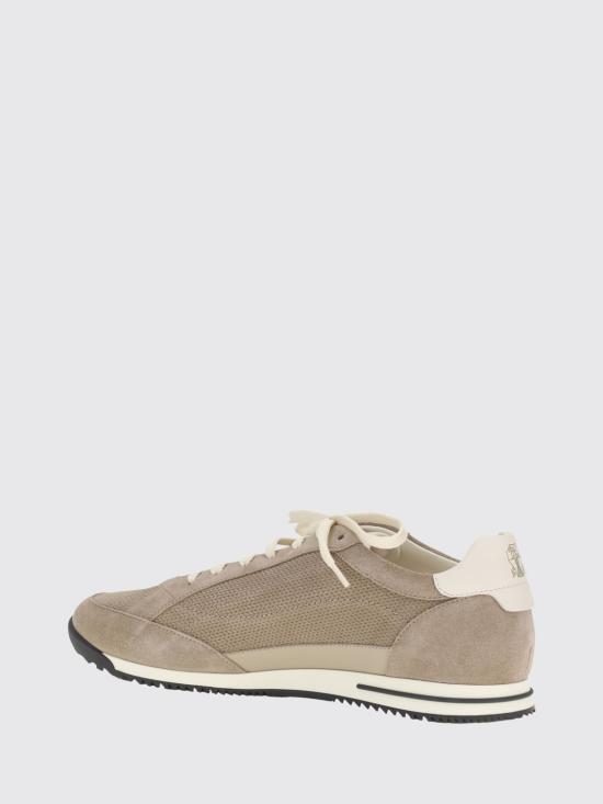 26SS 브루넬로 쿠치넬리 스니커즈 MZUQHGA348 CRJ89 Brown - BRUNELLO CUCINELLI