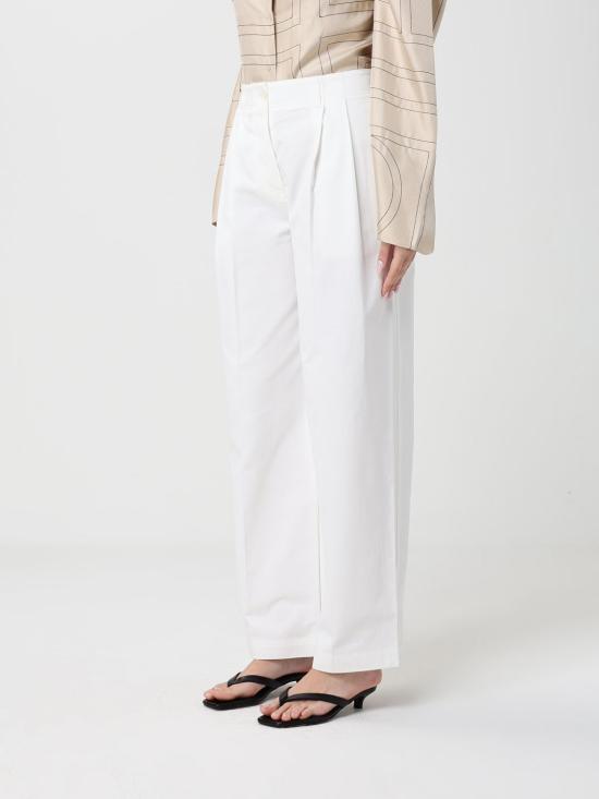26SS 토템 팬츠 242WRB1641FB0103 047 White - TOTEME