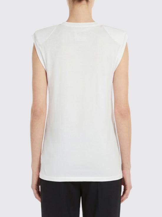 26SS 세미쿠튀르 반팔 티셔츠 Y6SJ52 A01 White - SEMI-COUTURE