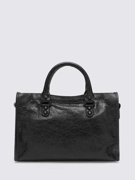 26SS 발렌시아가 르 시티 스몰 백 볼케닉 락 8114422ABEK 1000 Black - BALENCIAGA