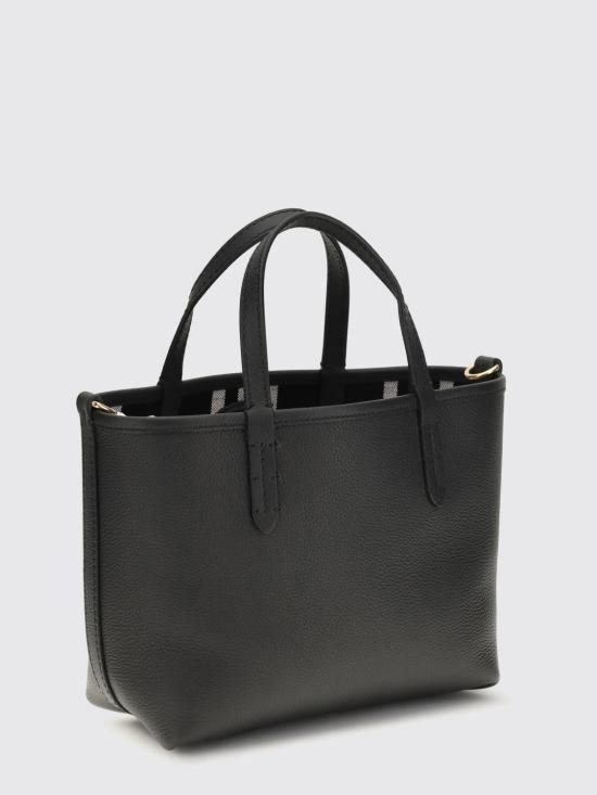 26SS 버버리 미니 리버시블 블룸즈버리 토트백 8119629 Black - BURBERRY