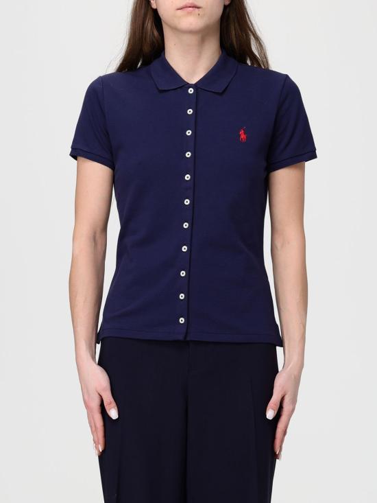 26SS 폴로 랄프로렌 폴로 티셔츠 211939272 001 Blue