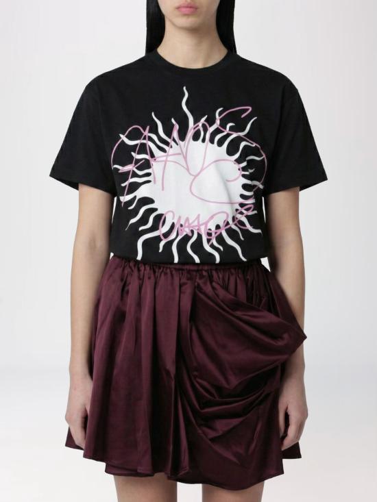 26SS 비비안웨스트우드 반팔 티셔츠 3G01004VJ001M N401 Black