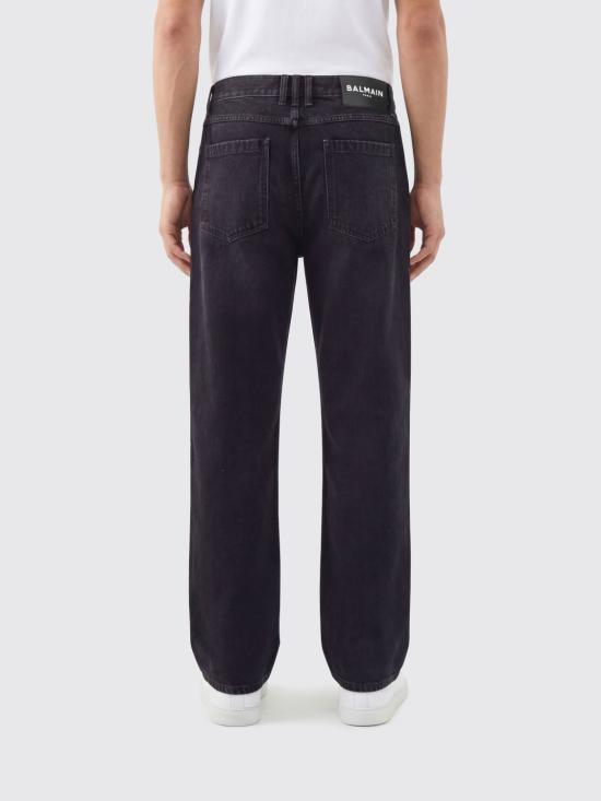 26SS 발망 데님 팬츠 GH1ML135DG13 0PC Black - BALMAIN