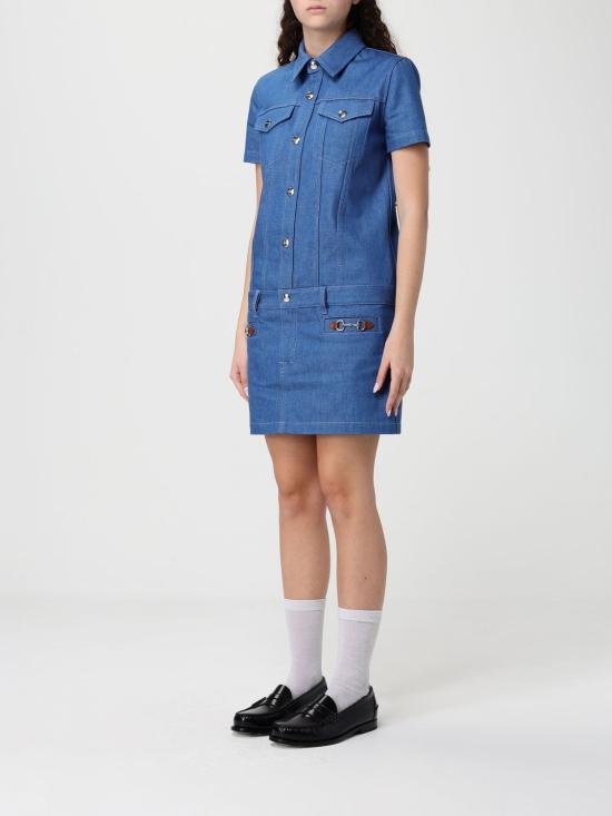 26SS 구찌 롱 원피스 847693XDDEH 4850 Blue - GUCCI