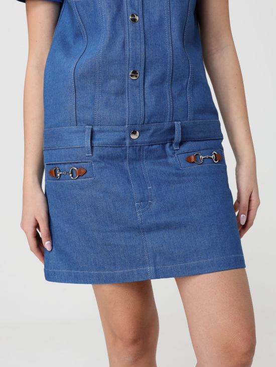 26SS 구찌 롱 원피스 847693XDDEH 4850 Blue - GUCCI