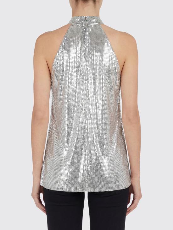 26SS 파코라반 민소매 티셔츠 26PITO160MH0004 P040 Silver - PACO RABANNE