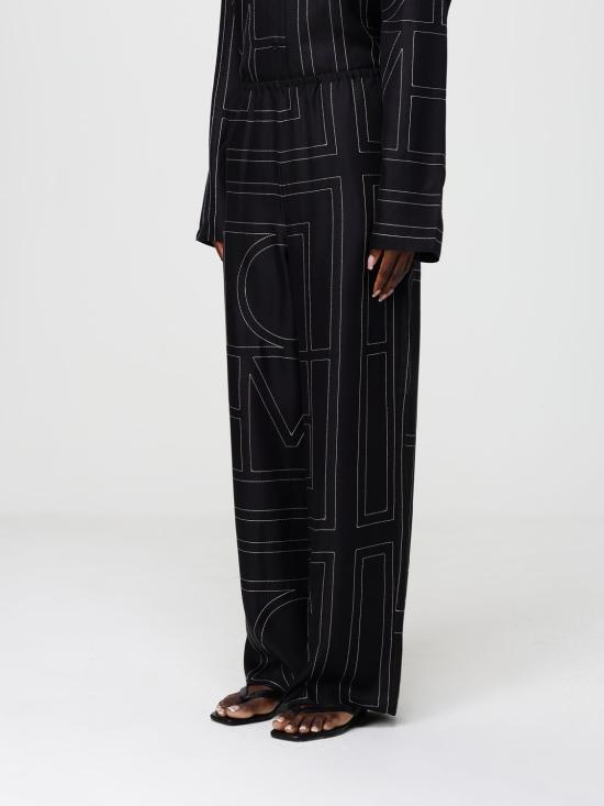 26SS 토템 팬츠 213255707 925 Black - TOTEME