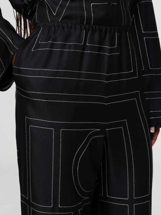 26SS 토템 팬츠 213255707 925 Black - TOTEME