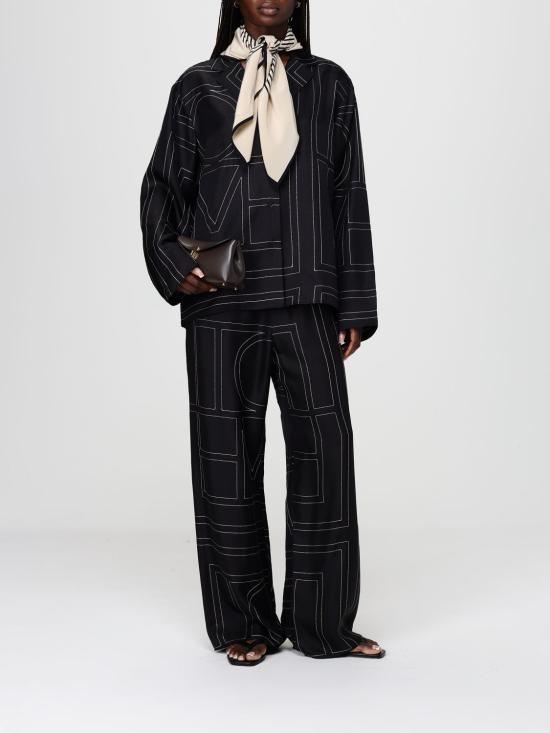 26SS 토템 팬츠 213255707 925 Black - TOTEME