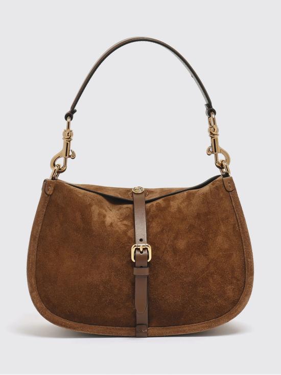 26SS 에트로 미디엄 스웨이드 포니 백 WP1C0019AP341 M0453 Tobacco