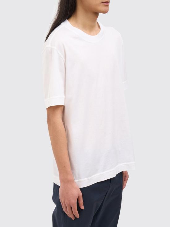 26SS 파올로페코라 반팔 티셔츠 F0224054 1101 White - PAOLO PECORA