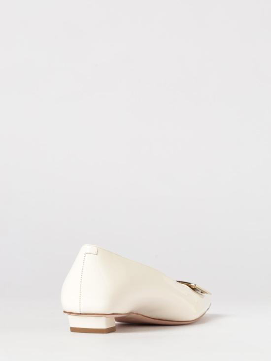 26SS 로저비비에 플랫 슈즈 RVW00700920D1P 9997 White - ROGER VIVIER