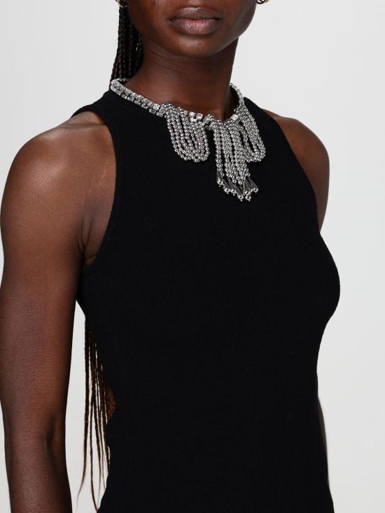 26SS 파코라반 민소매 티셔츠 26PMTO185ML0334 P001 Black - PACO RABANNE