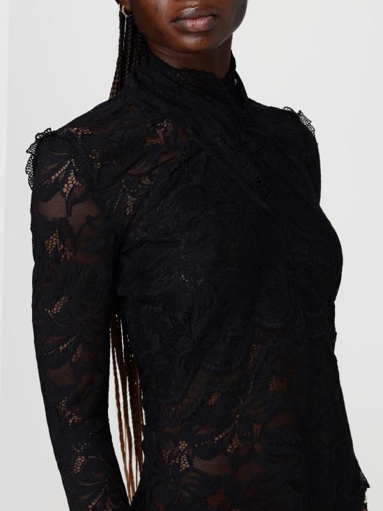 26SS 파코라반 긴팔 티셔츠 26PJTO174PA0170 P001 Black - PACO RABANNE