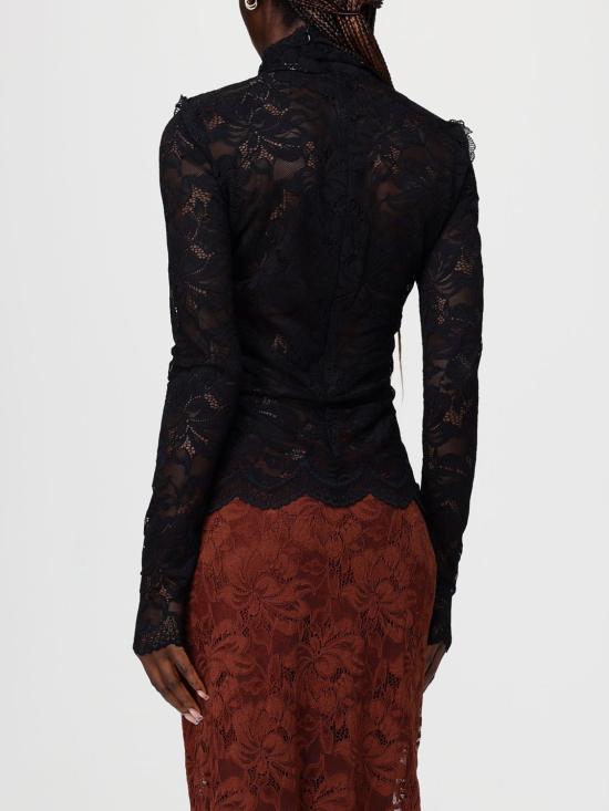 26SS 파코라반 긴팔 티셔츠 26PJTO174PA0170 P001 Black - PACO RABANNE