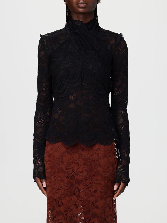 26SS 파코라반 긴팔 티셔츠 26PJTO174PA0170 P001 Black