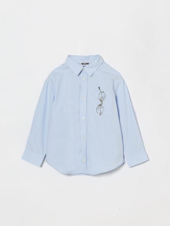 26SS [키즈] 모스키노 셔츠 HUC01YLLA10 40213 Blue