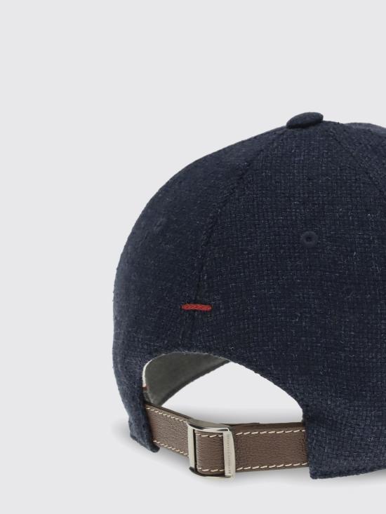 26SS 브루넬로 쿠치넬리 모자 MZ4039850 CND89 Navy - BRUNELLO CUCINELLI