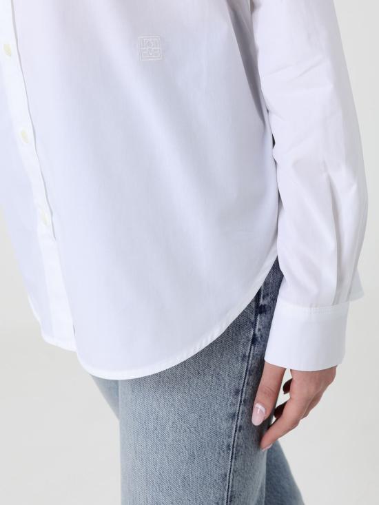 26SS 토템 셔츠 243WRT810FB0119 047 White - TOTEME
