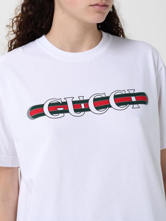 26SS 구찌 프린트 반팔 티셔츠 788093XJGL6 9074 White - GUCCI