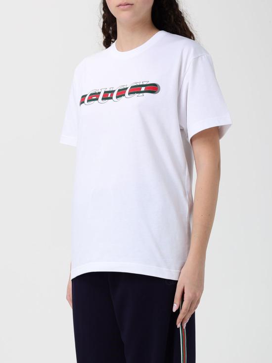 26SS 구찌 프린트 반팔 티셔츠 788093XJGL6 9074 White - GUCCI