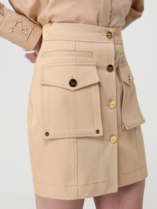 26SS 엘리자베타프랜치 미디 스커트 GO16961E2 470 Beige - ELISABETTA FRANCHI