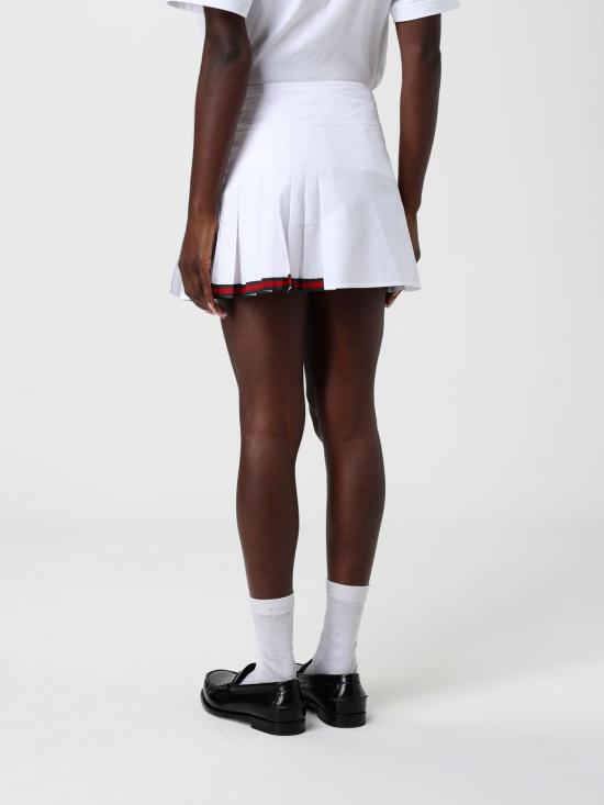 26SS 구찌 숏 스커트 846659ZAJP1 9000 White - GUCCI