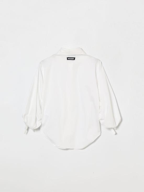 26SS [키즈] 엠에스지엠 셔츠 S6MSJGSI084 001 White - MSGM