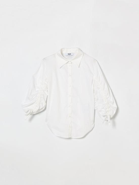 26SS [키즈] 엠에스지엠 셔츠 S6MSJGSI084 001 White