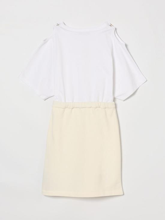 26SS [키즈] 발망 원피스 BY1B21Z3183 102BC White - BALMAIN