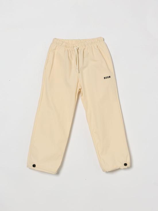 26SS [키즈] 엠에스지엠 트레이닝/조거 팬츠 S6MSJUPA162 002 White