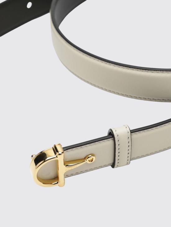 26SS 구찌 홀스빗 레더 벨트 836993AAEC2 9540 Ivory - GUCCI