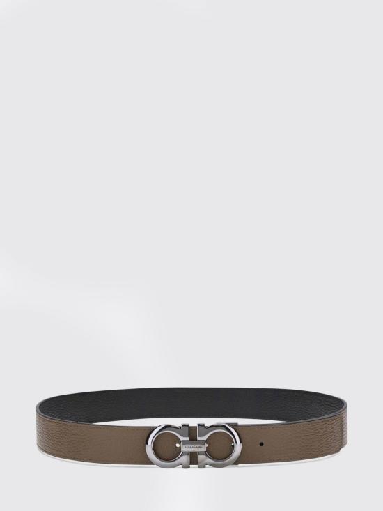 26SS 살바토레 페라가모 가죽 벨트 705614 096 Brown - SALVATORE FERRAGAMO