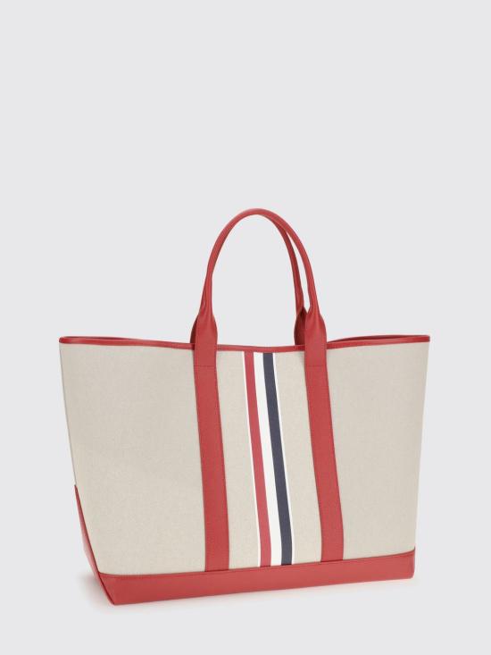 26SS 톰브라운 토트백 UAG261AF0492 600 Red - THOM BROWNE